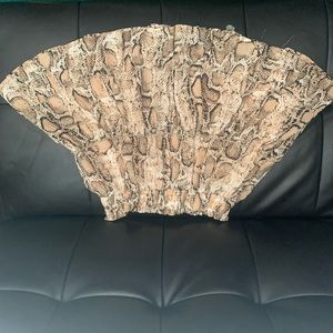 Vici snakeskin skirt